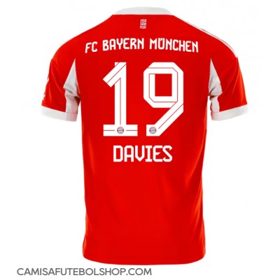Camisa de time de futebol Bayern Munich Alphonso Davies #19 Replicas 1º Equipamento 2025-26 Manga Curta Camisa de time de futebol Bayern Munich Alphonso Davies #19 Replicas 1º Equipamento 2025-26 Manga Curta